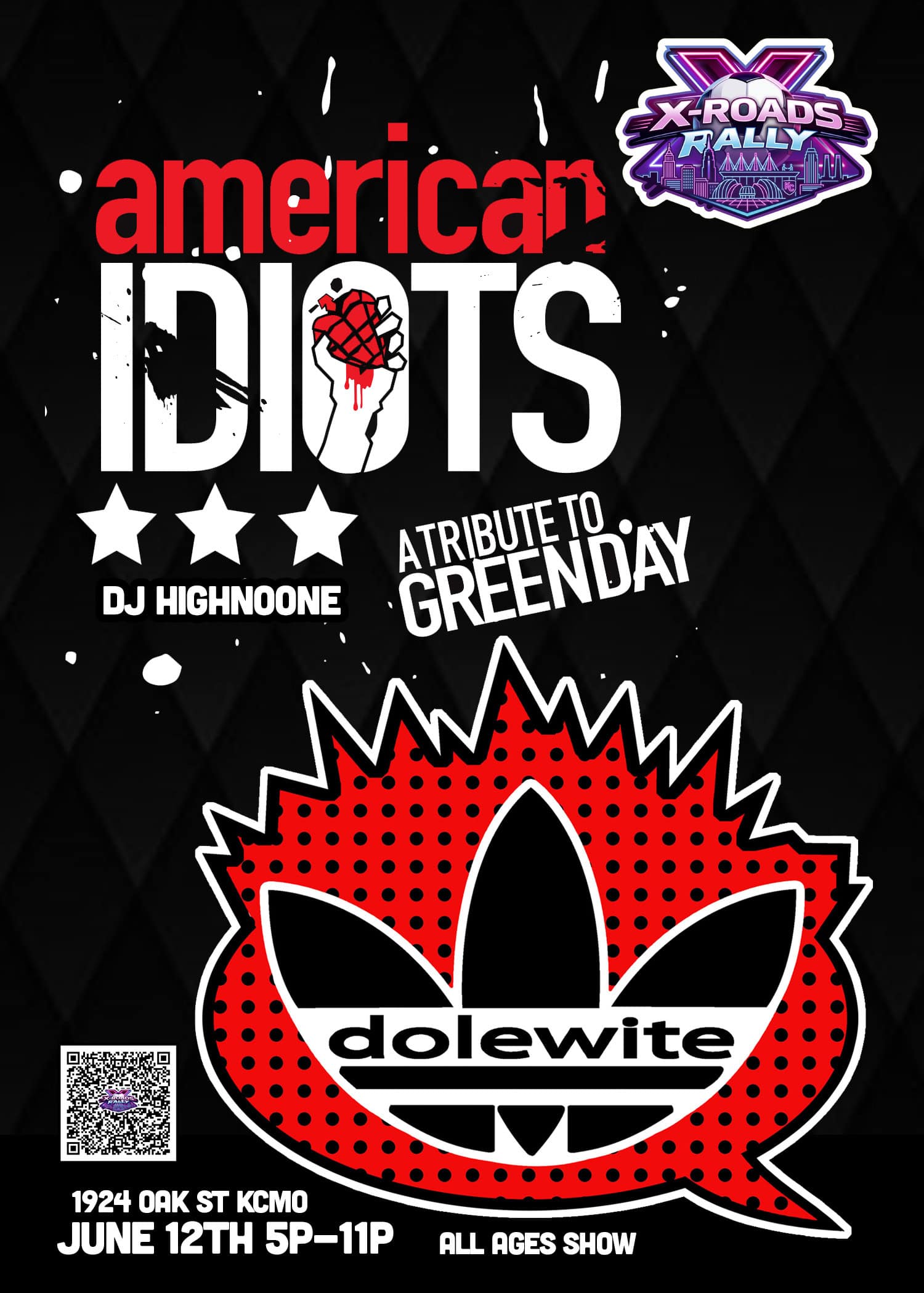 American Idiots, DJ Highnoone, Dolewite — June 12